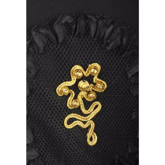 VICTOR COSTA Black Bead Embellished Blazer - Picture 5 of 5